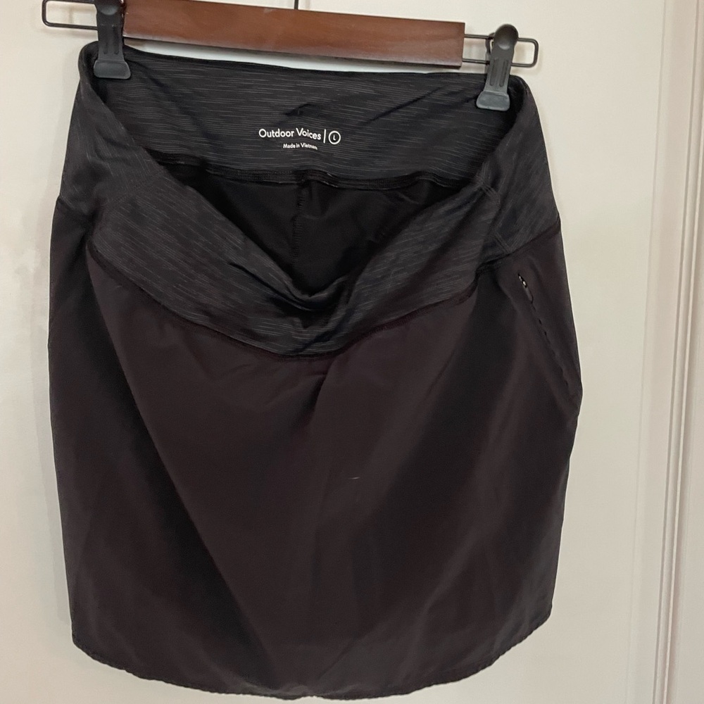 Outdoor Voices Charcoal Skirt